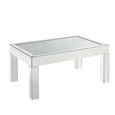 Shop our best selection of wall mirrors to reflect your style and inspire your home. Acme Noralie Coffee Table In Mirrored And Faux Diamonds 84705