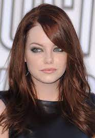 Pin By Vanessa Rodriguez On Hair Makeup Nails Hair Color For Fair Skin Emma Stone Hair Dark Auburn Hair Color
