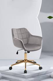 Often in bright colors, these chairs are completely functional but have very different. Modern Home Office Chair Velvet Desk Chair With Gold Metal Base With Mid Back Swivel Chair Duho Modern Home Office Desk Home Office Chairs Modern Home Office