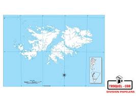 Lea las últimas noticias del día sobre el tema islas malvinas: Mapa Politico NÂº3 Islas Malvinas Rivadavia