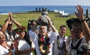 It was located in chile and easter island. La Isla De Pascua Volvera A Llamarse Rapa Nui Ciudad Nueva