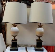 By sandro petti, l'angolo metallarte, maison jansen located in new york, ny designed by sandro petti for maison jansen large exquisite octagonal brass and chrome mirror, production metallarte, italy, 1970s. 1950 70 Pair Of Lamps Black Marble And Ostrich Egg Maison Jansen