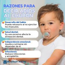 Por qué es importante dejar el chupón? 🤔 Aunque puede ser un aliado para  calmar a tu bebé, el chupón tiene algunos efectos que es mejor evitar a  largo plazo. Te compartimos