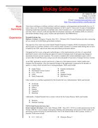 resume of mckay salisbury