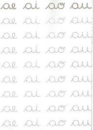 imagenes de las vocales en cursiva - Buscar con Google (com ...