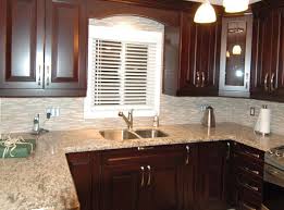Custom Kitchen Cabinets Stained In Red Mahogany With Decorative Window Valance Kitchen Design Decor Custom Kitchen Cabinets Mahogany Kitchen