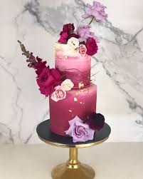 Cdc warns people to not eat raw cake batter after e. Died And Gone To Wedding Cake Heaven Ombre Pink Hues And Floral Perfection From Birthday Cake For Women Elegant Birthday Cakes For Women New Birthday Cake