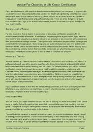 6 to 15 every coach training program offers its unique set of advantages and selling points that you'll need to weight. Advice For Obtaining A Life Coach Certification By Ppauline41422 Issuu