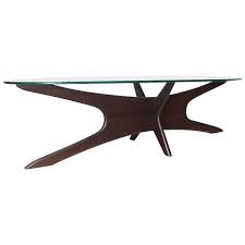 Explore latest glass dining table, glass top dining table, round glass dining tables, dining room tables and other kitchen tables at fgm. Adrian Pearsall Mid Century Modern Star Base Oval Glass Top Coffee Table Jacks At 1stdibs
