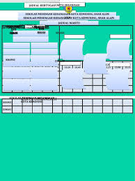 Jadual sesetengah sekolah adalah berbeza antara satu sama lain. Carta Organisasi Kelas Kosong