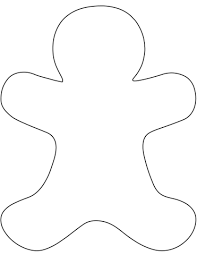 Blank Gingerbread Man Coloring Page From Christmas Gingerbread Category Select Fro Gingerbread Man Template Gingerbread Man Crafts Gingerbread Man Decorations