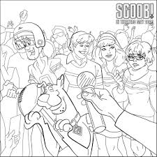 The action takes place in a small quiet town called riverdale. Scooby With Football Ball Coloring Page Free Printable Coloring Pages For Kids