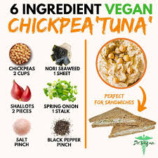 Dr Vegan On Instagram Vegan Tuna Recipe Ingredients 2 Cups Of Chickpeas 1 Sheet Nori Seaweed 2 Vegan Tuna Recipe Nori Seaweed Vegan Recipes