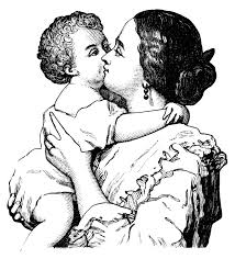 Black And White Graphics For Babies Victorian Mother And Baby Free Clip Art Baby Clip Art Clip Art Clip Art Vintage