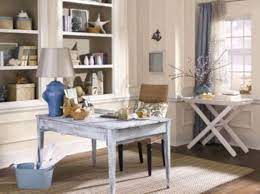 Beach pillows, coastal lighting, beach house rugs, and coastal wall décor and accessories all help to bring your seaside vision to life. 43 Beach Inspired Home Office Designs Digsdigs