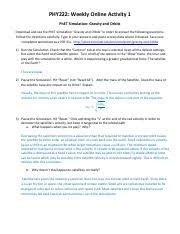 Download all files as a compressed. Phy222 Woa1 Phet Gravityandorbits Sol 1 Phy222 Weekly Online Activity 1 Phet Simulation Gravity And Orbits Download And Use The Phet Simulation Course Hero