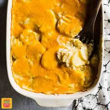 A delicous scalloped potato gratin recipe made with thinly sliced yukon gold potatoes layered with cheese and a light buttery sauce. 15 Easy Christmas Side Dishes Sunday Supper Movement