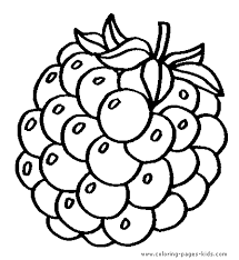 Lucious Grapes Color Page Coloring Pages Fruit Coloring Pages Farm Quilt