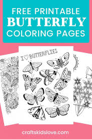 Check spelling or type a new query. Free Printable Butterfly Coloring Pages Crafts Kids Love