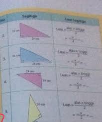 Materi matematika tentang cara menghitung rumus luas segitiga dan contoh soal beserta pembahasannya. Hitunglah Luas Segitiga Berikut Dengan Rumus Luas Yang Kamu Temukan Tolong Jawab Nomor 3 5 Nomor 2 Brainly Co Id