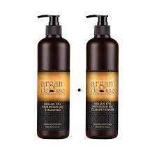 Argan De Luxe 100 Pure Organic Moroccan Argan Oil Nourishing Shampoo And Conditioner 500ml Shampoo Conditioner 500ml By Nourishing Shampoo Shampoo Argan Oil