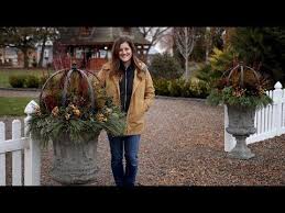 39 Filling Up My Urns For Christmas Garden Answer Youtube Outdoor Christmas Planters Winter Planter Christmas Planters