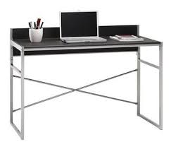 computertafel fresno zwart zilver desk office desk furniture