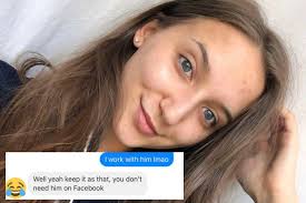 A woman added her colleague