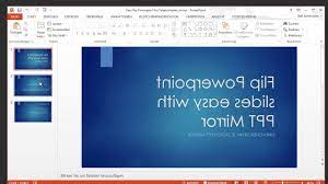 If your image has a white background and you want to remove it, powerpoint has a tool to remove backgrounds. How To Flip Mirror A Powerpoint Presentation For Using It In A Teleprompter Youtube