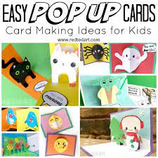They all excited to order wedding cards from you. Easy Pop Up Card How To Projects Red Ted Art Make Crafting With Kids Easy Fun
