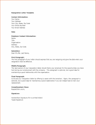 Letter Format For Letter Of Resignation Best Sample Letters ...