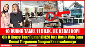 Mohd hilmi follow:dsv instagram : Cik B House Tour Rumah Rm20 Juta Datuk Vida Buat Ramai Tergamam Siap Ada Kedai Kopi 11 Bilik Lif Youtube