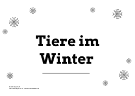 Der winter ist nicht nur die zeit der schlittenfahrten, schneeballschlachten und der tanzenden flocken. Mein Lernheft Tiere Im Winter Grundschule Und Basteln Der Blog Von Beate Kurt