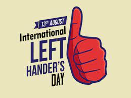 International left handers day is an international day observed annually on august 13 to celebrate the uniqueness and differences of left handed individuals. Ddxiidjh3gqddm