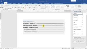Word 2016 deckblatt und inhaltsverzeichnis ohne seitenzahl word seitenzahlen ab bestimmter seite x beginnend mit der zahl y späteres beginnen mit der seitennummerierung in ihrem dokument in der neue abschnitt beginnt dann ab seite 3. Inhaltsverzeichnis Erstellen Word Tutorial Youtube