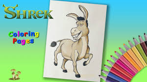 Search through 623,989 free printable colorings at getcolorings. How To Coloring Donkey From Shrek Coloring For Kids Shrek Coloring Book Youtube