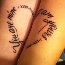 From animal tattoos to hearts to quotes and cute illustrations, there are different types of matching tattoos you can get. 70 Lovely Matching Tattoos Cuded