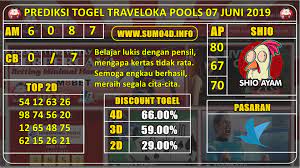 Prediksi Terakurat Togel Traveloka Pools 07 Juni 2019 Mei Poker 25 Juli