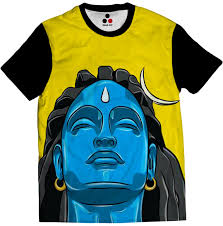 Stand Outstand Out Adiyogi Isha Black Shiva T Shirt Xx