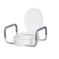 Drive Seat Riser With Removable Arms 12402 The Home Depot Handicap Bathroom Elongated Toilet Seat Bathroom Chair