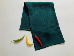 Add a splash of colour to your bathroom or match your decor perfectly with our range of hand towels. Dark Teal Kitchen Towels Deep Sea Green Linen Dish Towels Etsy