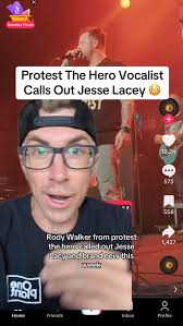 Rody Walker from the band Protest The Hero calls out Jesse Lacey and Brand  New in epic .pdf rant #rodywalker #protestthehero #jesselacey #brandnew  #greenscreen