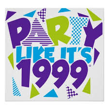 Party Like It S 1999 Poster Design 01 Zazzle Com In 2020 Party Like Its 1999 Party Poster Throwback Party