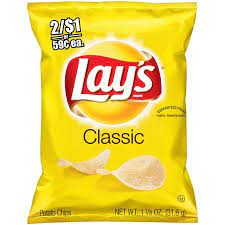 Check spelling or type a new query. Lay S Classic Potato Chips 2 1 Or 59 Ea Prepriced 1 125 Oz Bag Walmart Com Potato Chips Lays Chips Lays Potato Chips