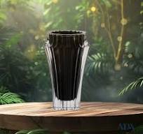 Lọ hoa pha lê Black Crown Jewel 25cm