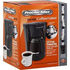 Brew strength selector (on select models) this feature allows you to control the strength/flavor of the coffee. Proctor Silex Durable Coffeemaker 12 Cup Capacity Shop Galliano Food Store