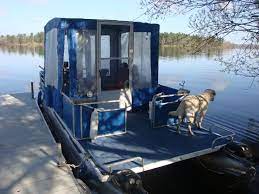 A Cold Weather Fishing Boat In Wisconsin Pontoon Boat Fishing Boats Boat