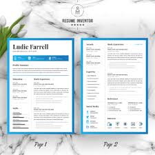 Searching lists of resume examples can help you lay out your resume in a professional, modern format and highlight details about your skills and experience to your prospective employer. Creative Resume Cv Template With Ms Word Cover Letter Senior Medical Officer