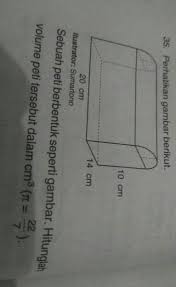 We did not find results for: Sebuah Peti Berbentuk Seperti Gambar Hitunglah Volume Peti Tersebut Dalam Cm3 Tex Pi Brainly Co Id