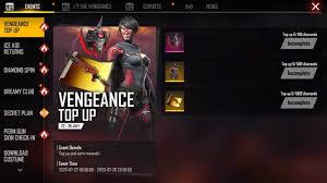 Best video slots game new 2015 casino games free. Free Fire Vengeance Top Up Event Details Mobile Mode Gaming